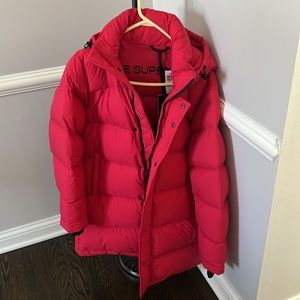 Red Super Puff Midi - Brand New!!